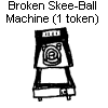 Broken Skee-Ball Machine