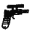 plastic replica blaster pistol