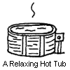 A Relaxing Hot Tub (1 use left today)