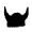 demon-horned hat