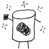 Plastered Can of Cranberry Sauce