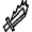 flaming cardboard sword