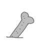X-centimeter goo bone