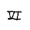 intricate clockwork numeral VI