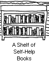 A Shelf of Self-Help Books